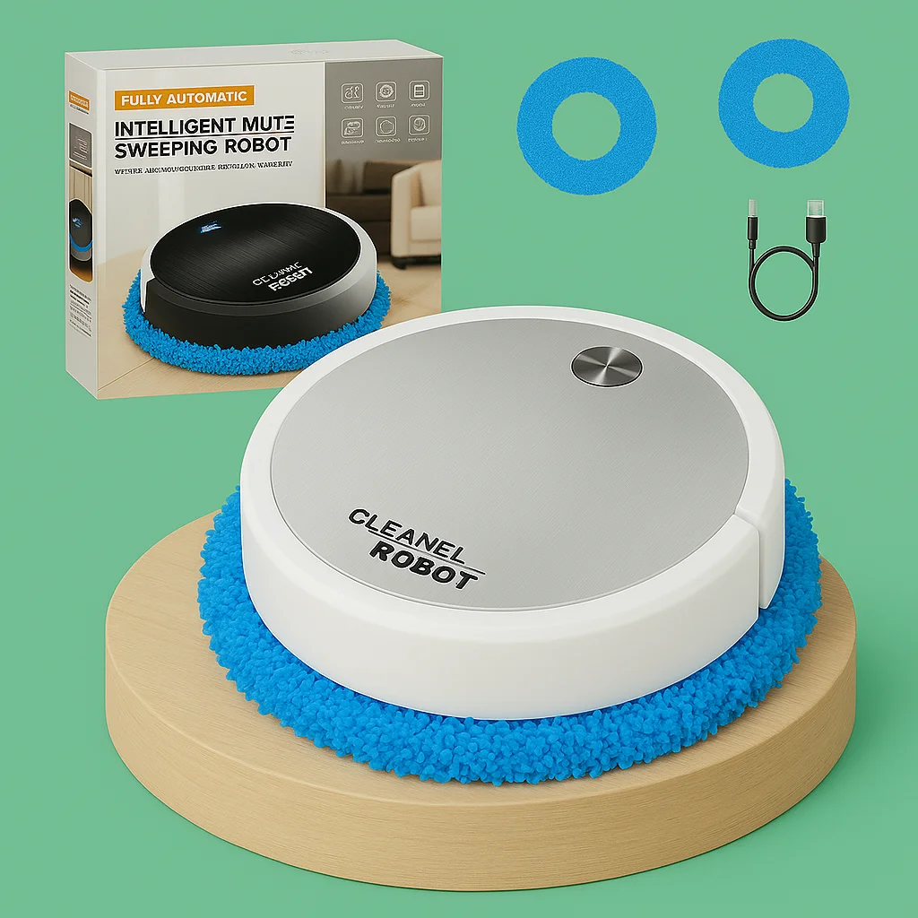 Robot Mop Vacuum cleaner With Supplies